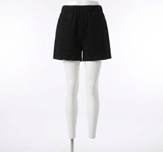 Z Supply Womens Tia Suede Short In Black