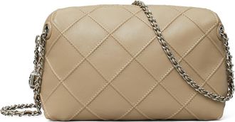 Tory Burch Fleming Soft Leather Crossbody Bag in Soft Cement at Nordstrom