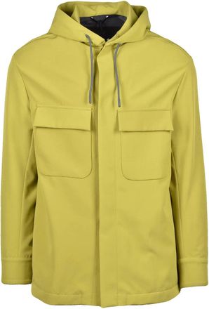 Hev&ograve; Coat Polyester Elastane - Green