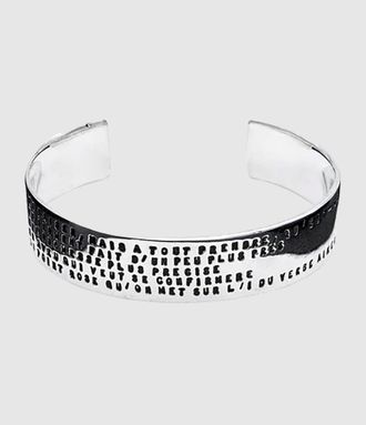 Serge Thoraval Bracelet Large Edmond Rostand Un Baiser Argent