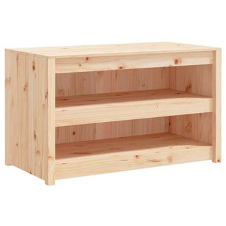 Berkfield Home Outdoor Kitchen Cabinet 106x55x64 cm Solid Wood Pine in Natural | Size: 106 x 55 x 64 cm