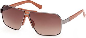 Guess GU00305 08F Mens Sunglasses Gunmetal Size 64