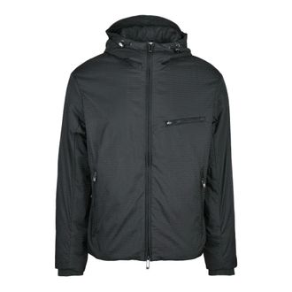 Emporio Armani Heren, Jassen, Zwart, Maat: 2XL Nylon