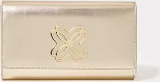 Lilly Pulitzer Brit Leather Logo Clutch