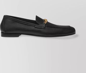 Versace leather medusa loafers