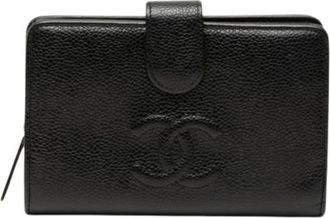 Chanel Pre-owned Wallets, female, Black, Size: ONE SIZE Pre-owned Small Wallet