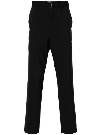 sacai Melton tailored trousers - Black