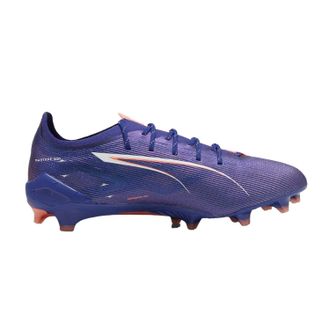 Puma Ultra 5 Ultimate voetbalschoenen voor heren, voor harde ondergrond (Paars/Wit/Oranje)