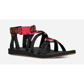Teva 90S Original Alp Revive 1153652-SVL Sandal Men Black Ankle Strap RHS9454