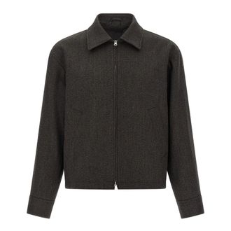 Mfpen Jassen, Heren, Bruin, M, Wol, Mail Jacket