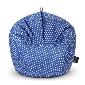 Happers Happers - Puff Pelota Estampado Stars Azul