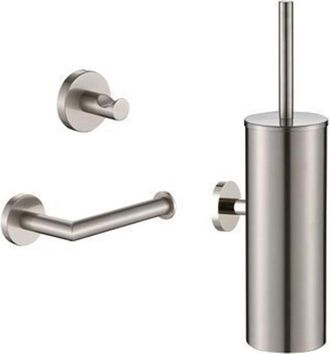 Plieger Vigo toiletset hang/staand - geborsteld chroom