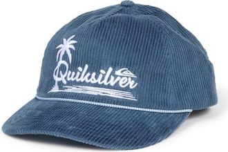 Quiksilver Palms Corduroy Snapback Baseball Cap in Riviera at Nordstrom