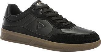 Crosby Casual Lage Sneakers - Heren - Sneakers - Zwart - 42 EU - Leer - Schoenen