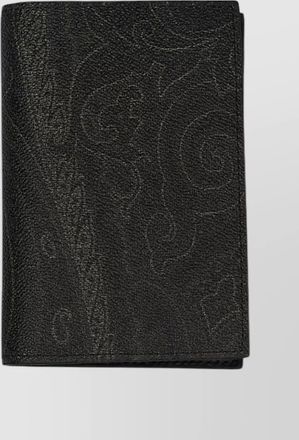 Etro passport holder arnica textured finish