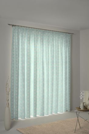 Adam Vorhang »Retro Floret« Kräuselband 1 Stk. tlg. aus 100% Bio-Baumwolle