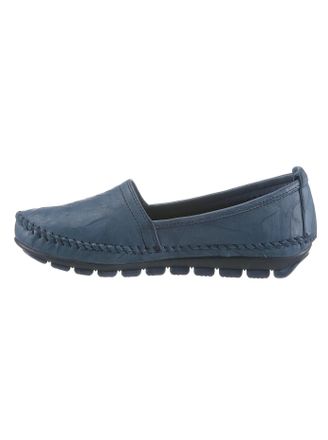 Gemini Slipper GEMINI, Damen, Gr. 42, blau, Glattleder, Schuhe Slipper