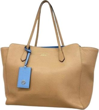 Gucci Pre-owned Tote Bags, female, Beige, Size: ONE SIZE Pre-owned Vintage Tote Bag