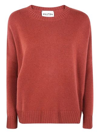 Kujten crew-neck cashmere sweater - women - Cashmere - 2 - Red