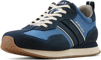 Ariat Mens Ranch Runner Trainer Shoes in Singing The Blues, D Medium Width, Size 10.5, by Ariat