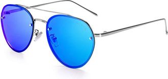 Generic Polarized Sunglasses Flexible Metal Frame Unisex Fashion Anti-Glare for Driving and Travel