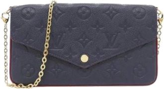 Louis Vuitton Pre-owned Cross Body Bags, female, Blue, Size: ONE SIZE Pre-owned Pochette Shoulder Bag