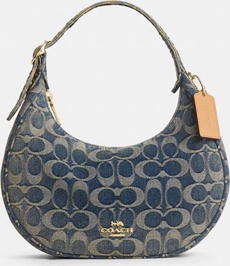 Coach Emily Shoulder Bag In Signature Regenerative Cotton Denim