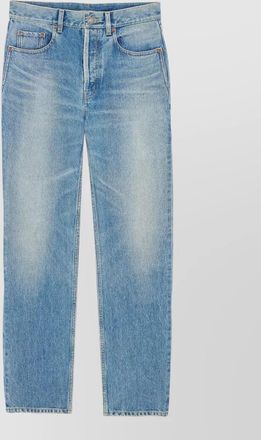 Saint Laurent cotton straight-leg jeans