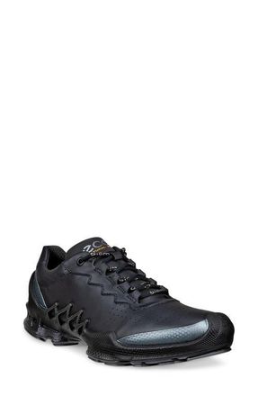 Ecco Biom Aex Sneaker in Buffed Silver/Black at Nordstrom, Size 10-10.5Us