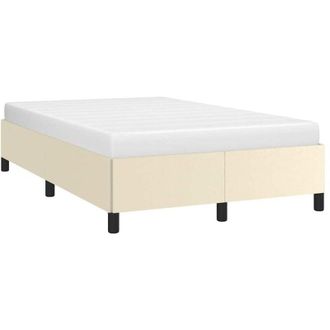 vidaXL vidaXL Giroletto senza Materasso Crema 120x190 cm Similpelle