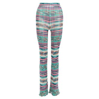 Missoni colorful psychedelic stripe high waisted pants