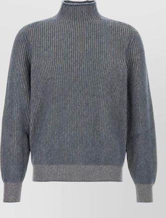 Brunello Cucinelli two-tone cashmere sweater