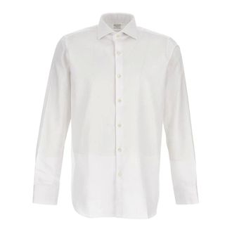 Bagutta Casual Shirts, male, White, Size: 5XL Camicia