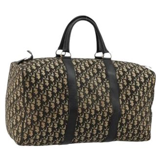 Dior Pre-owned Weekend Bags, female, Multicolor, Size: ONE SIZE Pre-owned Trotter Boston Bag
