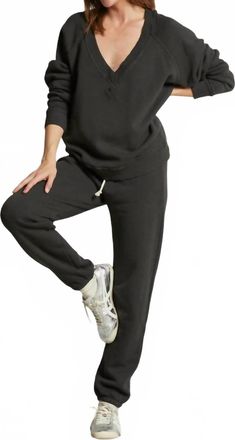 perfectwhitetee Michelle Jogger Pants In Black