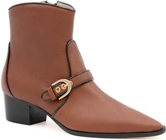 Amalfi By Rangoni Plotina Pointed Toe Bootie in Castagna Vapor at Nordstrom, Size 9.5