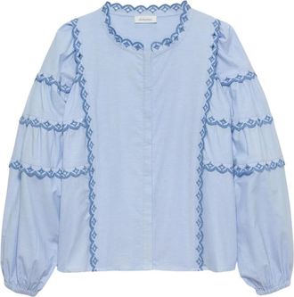 Alchemist Overhemden, Dames, Blauw, S, Katoen, Milly | Sky blue