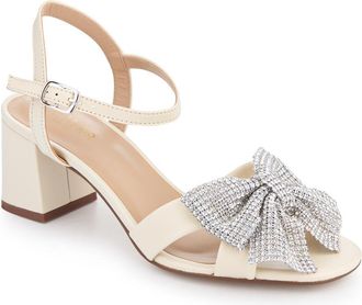 Jones Bootmaker Womens Juliana Smart Buckled Leather Sandals - Cream - Size UK 3
