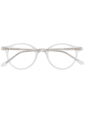 Epos Newpan round glasses - unisex - Acetate - One Size - White