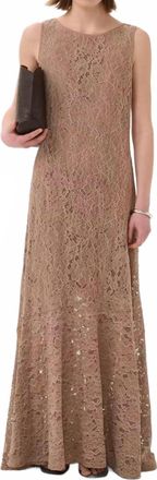 Inwear Havanna Long Dress In Malt Chocolate