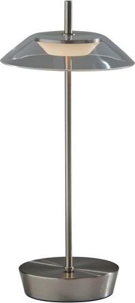 Adesso AKO LED Cordless Table Lamp in Steel at Nordstrom