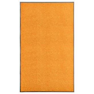 vidaXL Felpudo Lavable Naranja 90x150 Cm Vidaxl