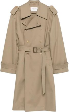 Saint Laurent Mujer, Abrigos, Beige, Talla: S