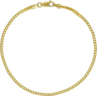 Bony Levy Mens 14K Gold Curb Chain Bracelet in 14K Yellow Gold at Nordstrom, Size 7.5