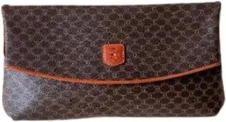 Celine Pre-owned Pouch Bag - Dames - Vintage Clutch - Bruin - ONE Size - Leer - Vintage
