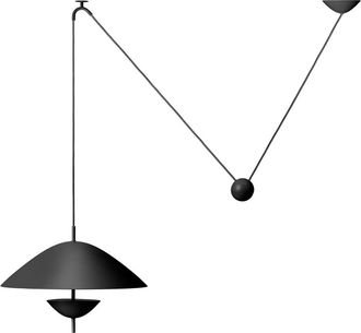Ferm Living Lod Pendelleuchte, blackened iron