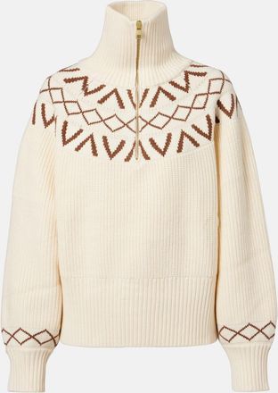 Varley Sigrid ribbed-knit half-zip sweater