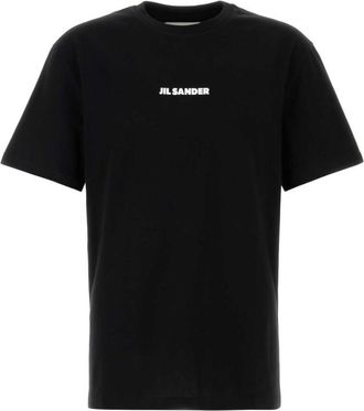 Jil Sander Black Logo T-Shirt