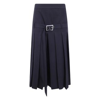 Ann Demeulemeester Rosi Geplooide Cropped Broek - Dames - Rokken - Zwart - Maat: M Zijde
