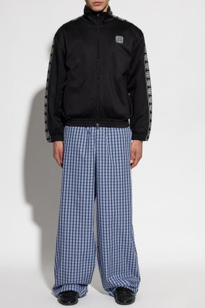 VETEMENTS Plaid Trousers, Mens, Blue